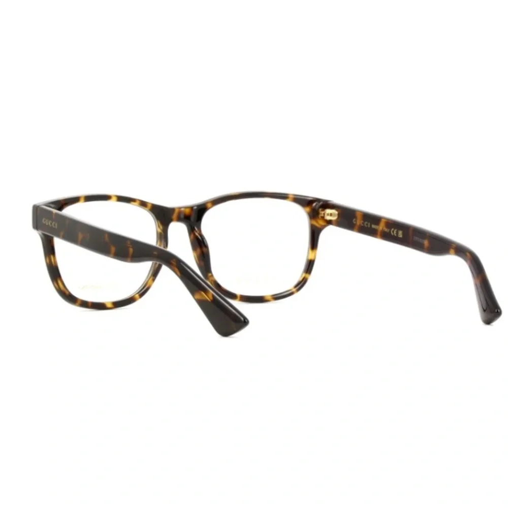 GUCCI GG1344O 002 / 006 wayfarer Gucci optical shiny dark spotted havana